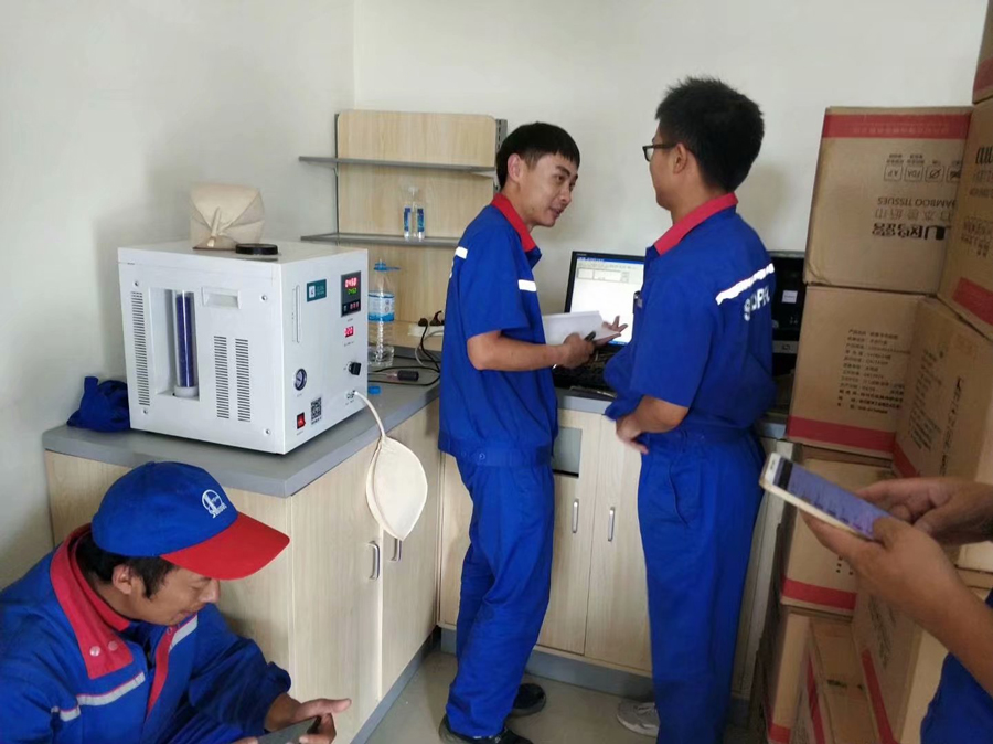 CNG分析儀安裝調(diào)試現(xiàn)場